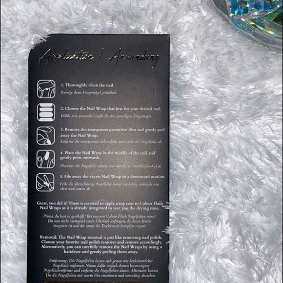 #0527 Colour Flash - Follow My Heart,hearts, ombré on baby pink base, nail wraps - Picture 9 of 12